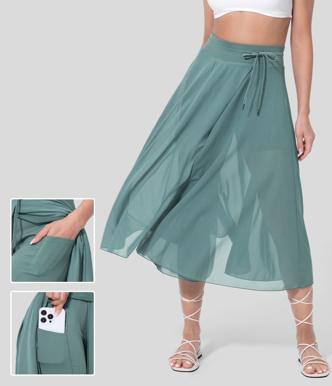 GINA | ELEGANT 2-IN-1 SKIRT