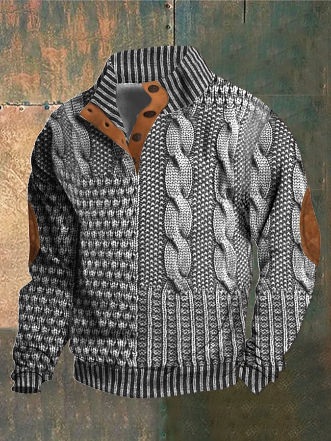 PÁDRAIG | CASUAL JUMPER WITH BUTTONS FOR A SIMPLE, CHIC LOOK