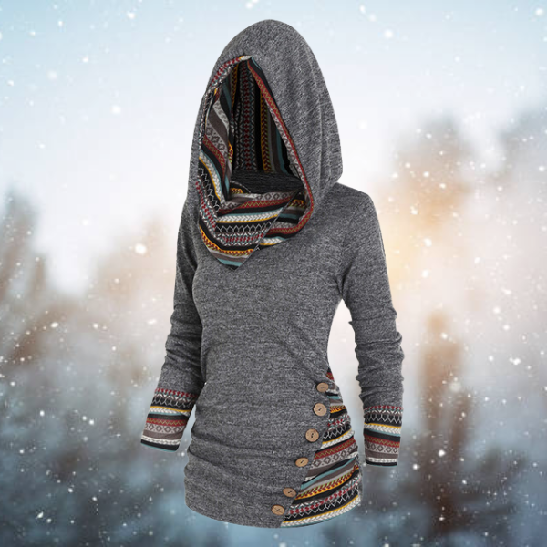 EVELYN | TRIBAL CAPE PULLOVER