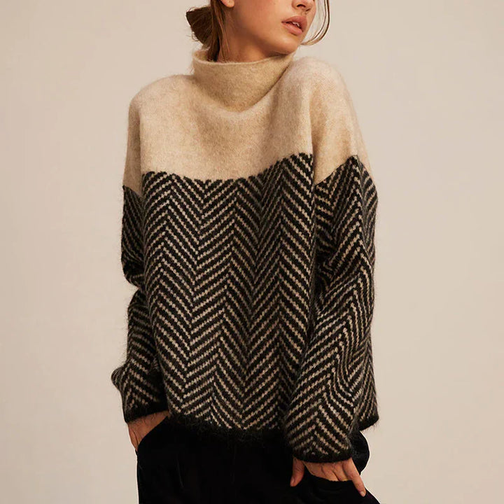 CLEO | ELEGANT TURTLENECK SWEATER