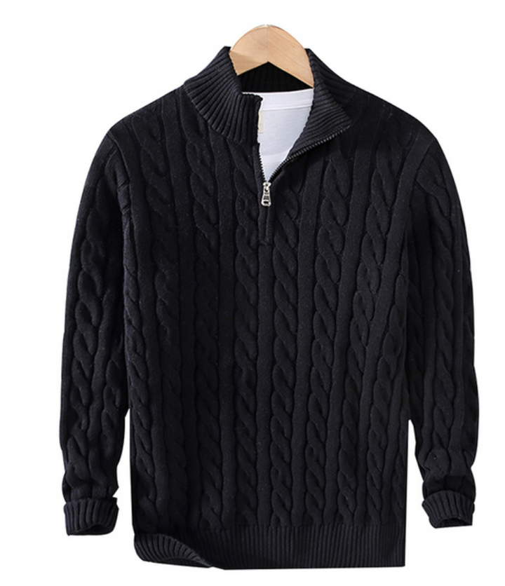 TONY | JUMPER WITH HALF ZIP