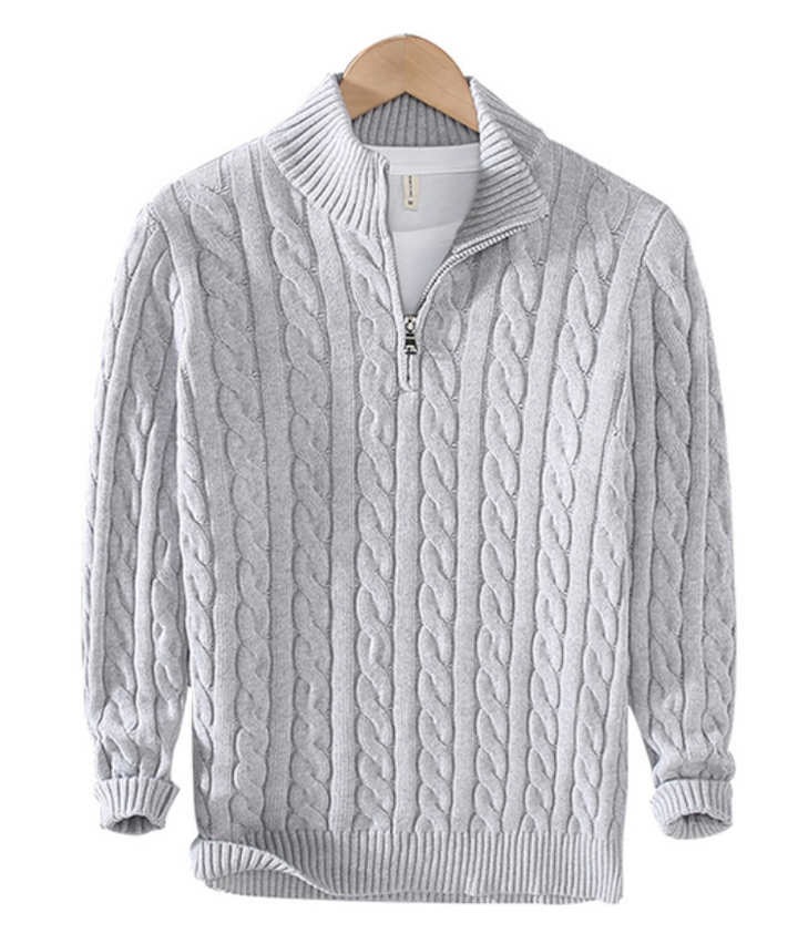 TONY | JUMPER WITH HALF ZIP