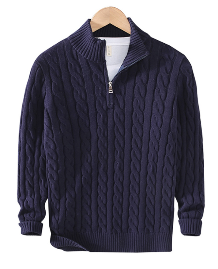 TONY | JUMPER WITH HALF ZIP