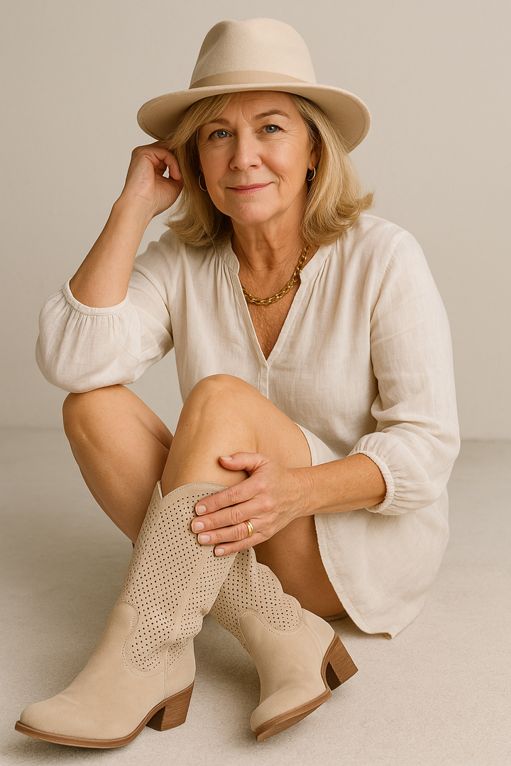 RAYSHA | COMFORTABLE COWBOY STYLE BOOTS