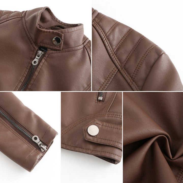 LILA | STYLISH LEATHER JACKET