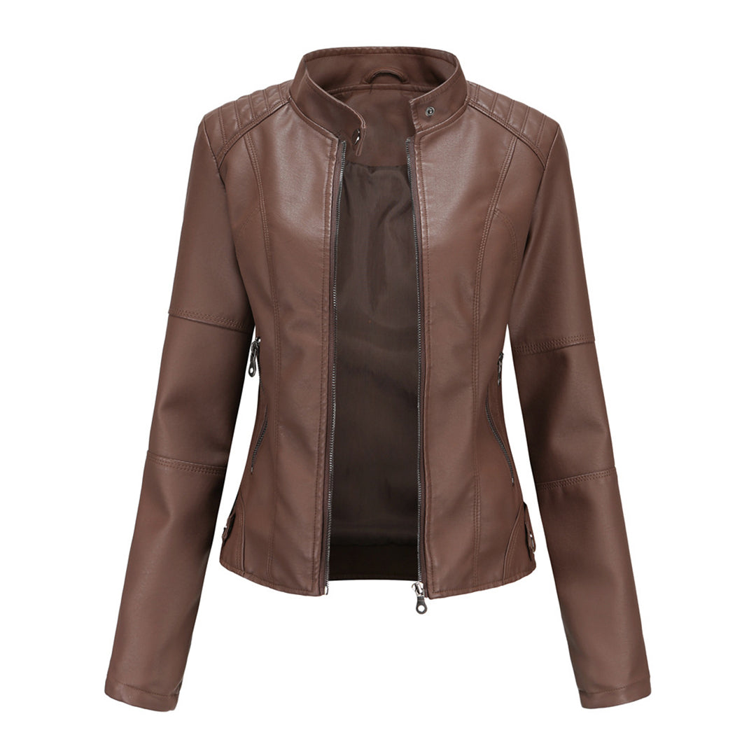LILA | STYLISH LEATHER JACKET