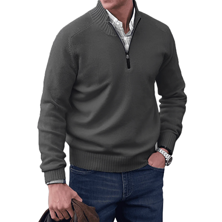 JAMIE | ELEGANT ZIPPERED SWEATER