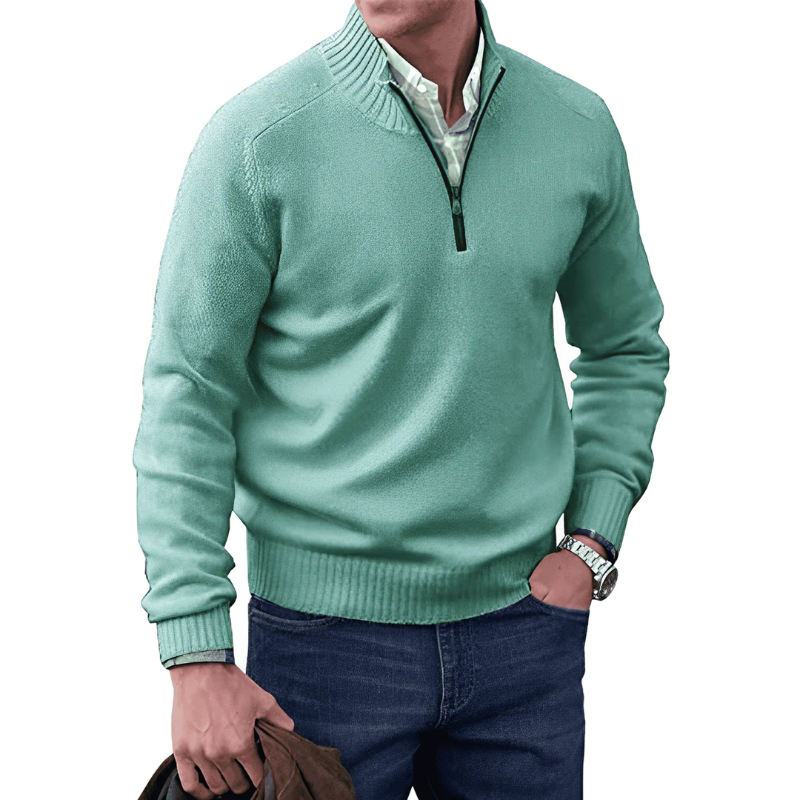 JAMIE | ELEGANT ZIPPERED SWEATER