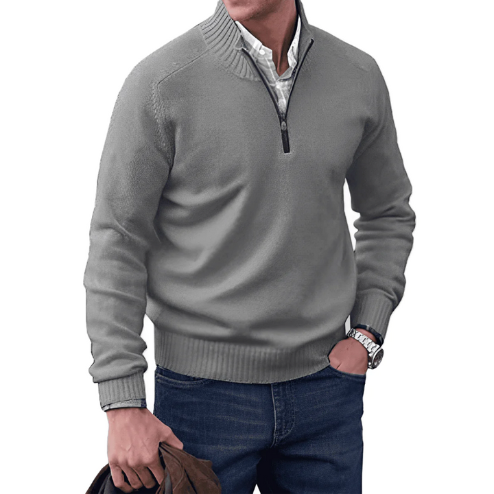 JAMIE | ELEGANT ZIPPERED SWEATER