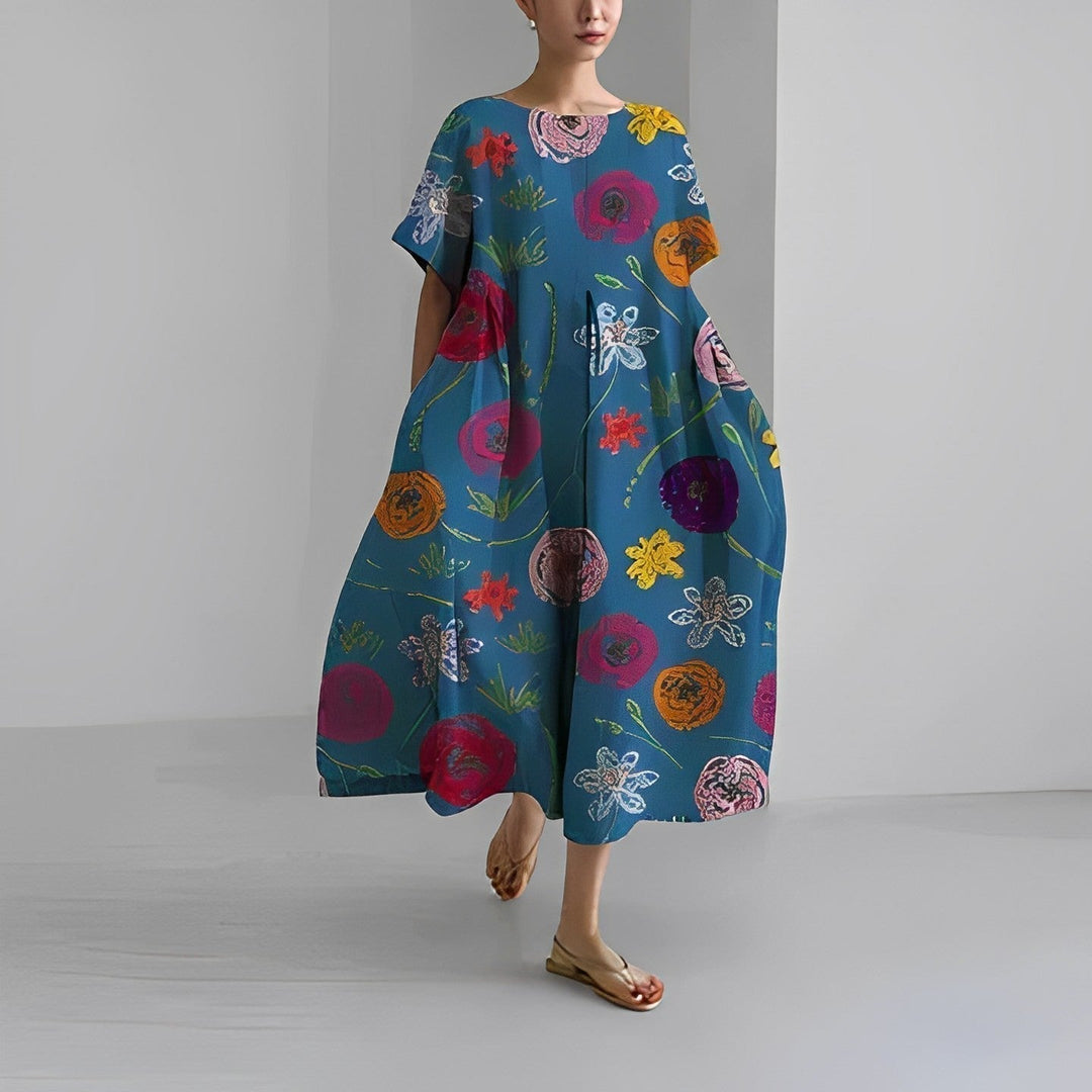 MERLYNN | COMFORTABLE FLORAL DRESS