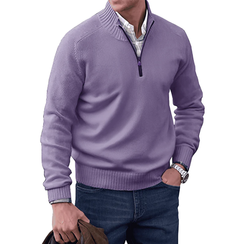 JAMIE | ELEGANT ZIPPERED SWEATER