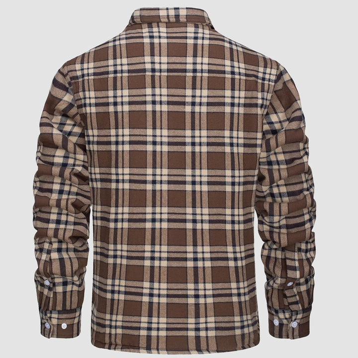 CLAYTON | LINED CHEQUERED SHIRT JACKET