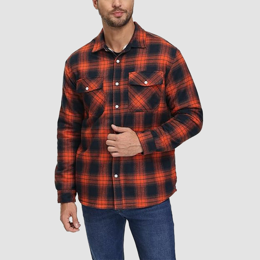 CLAYTON | LINED CHEQUERED SHIRT JACKET