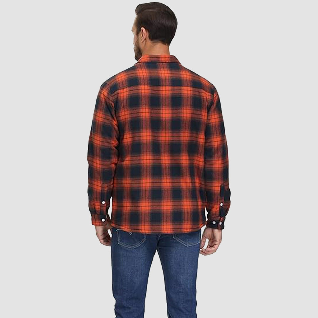 CLAYTON | LINED CHEQUERED SHIRT JACKET