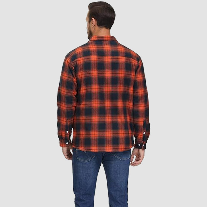 CLAYTON | LINED CHEQUERED SHIRT JACKET