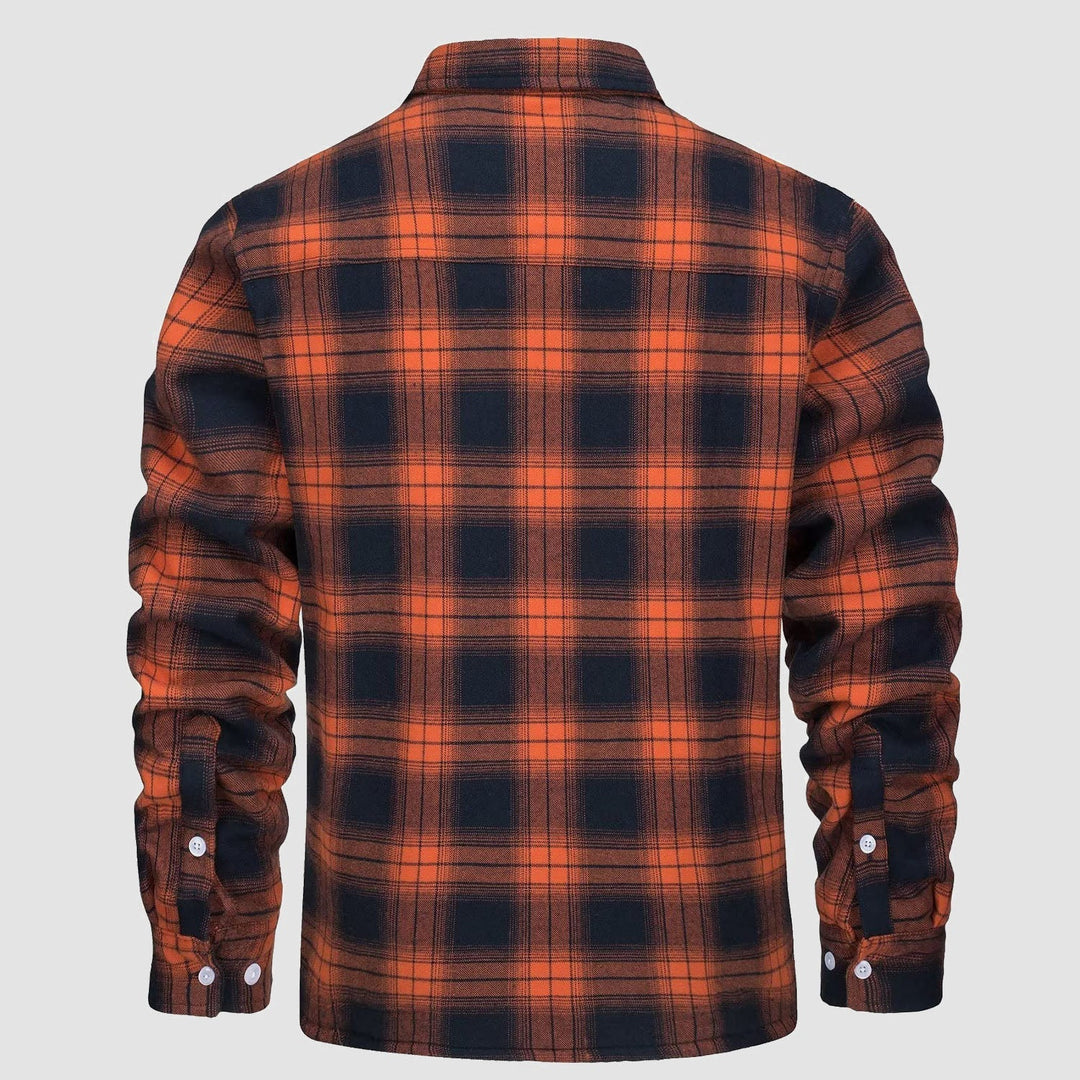 CLAYTON | LINED CHEQUERED SHIRT JACKET