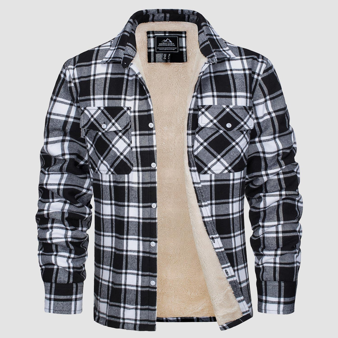 CLAYTON | LINED CHEQUERED SHIRT JACKET
