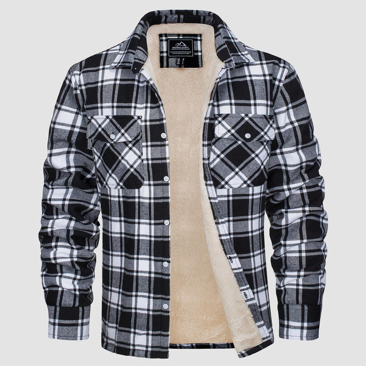 CLAYTON | LINED CHEQUERED SHIRT JACKET