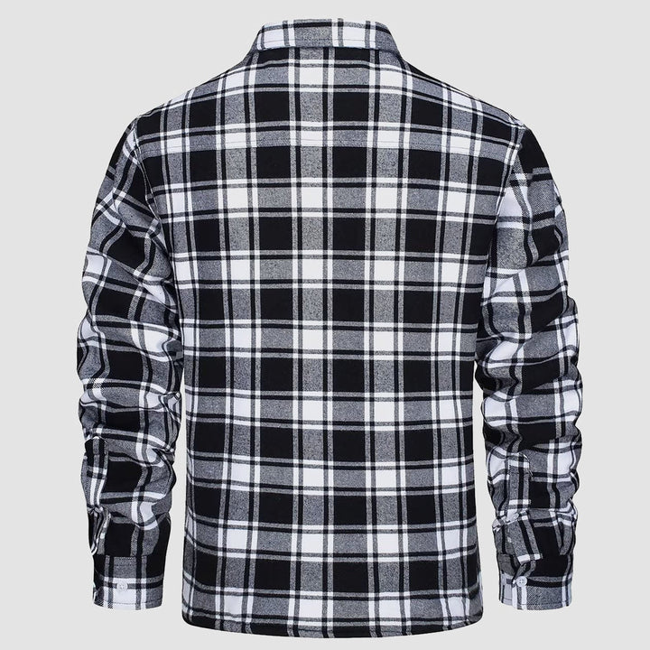 CLAYTON | LINED CHEQUERED SHIRT JACKET