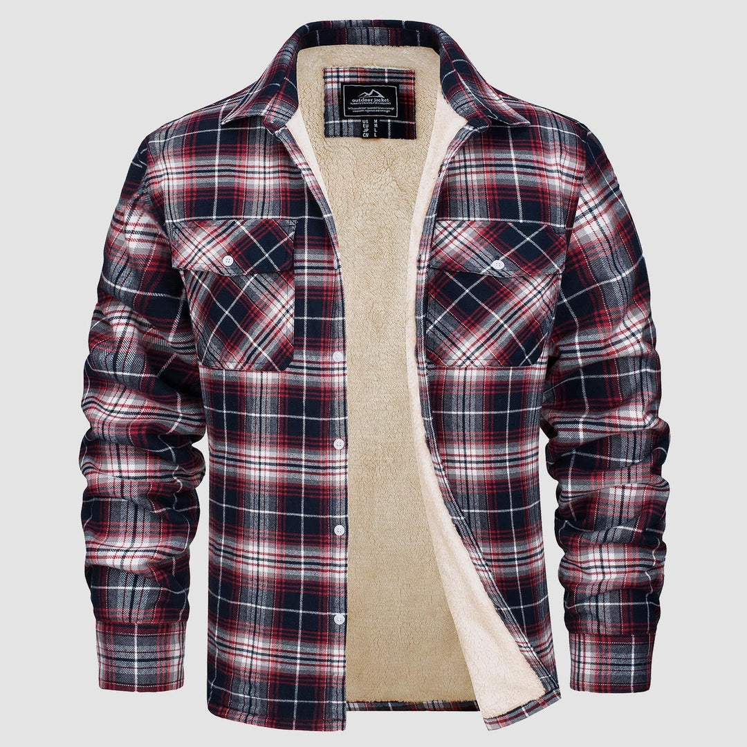 CLAYTON | LINED CHEQUERED SHIRT JACKET