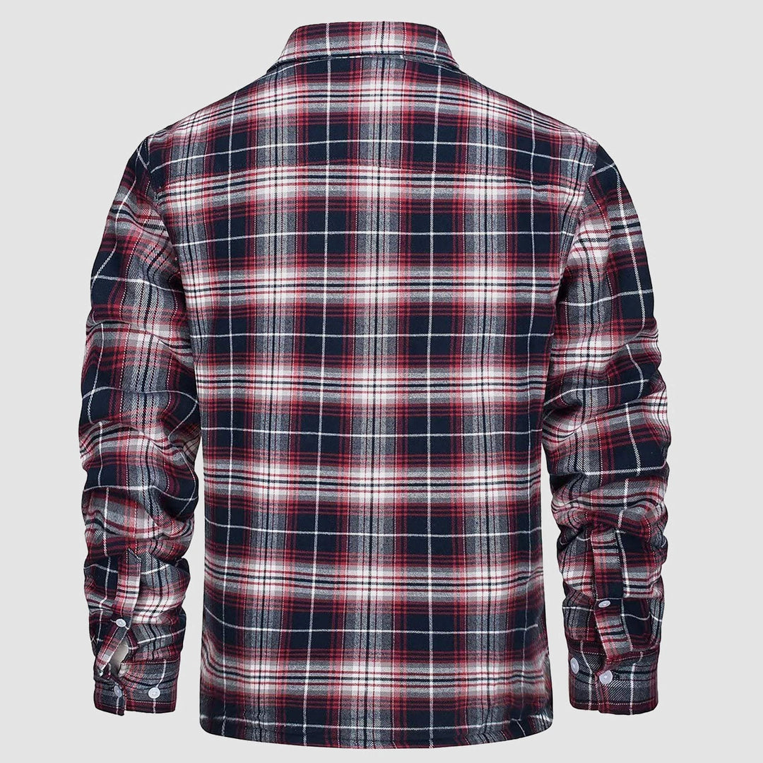 CLAYTON | LINED CHEQUERED SHIRT JACKET