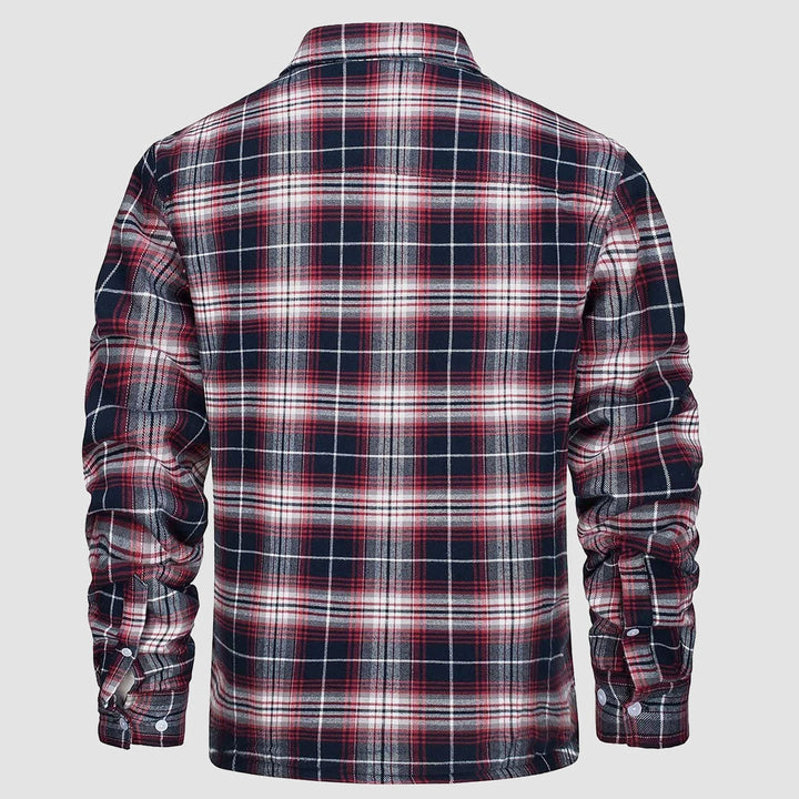 CLAYTON | LINED CHEQUERED SHIRT JACKET