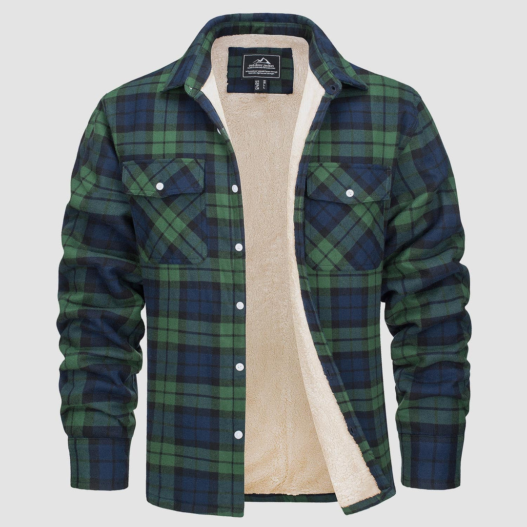 CLAYTON | LINED CHEQUERED SHIRT JACKET