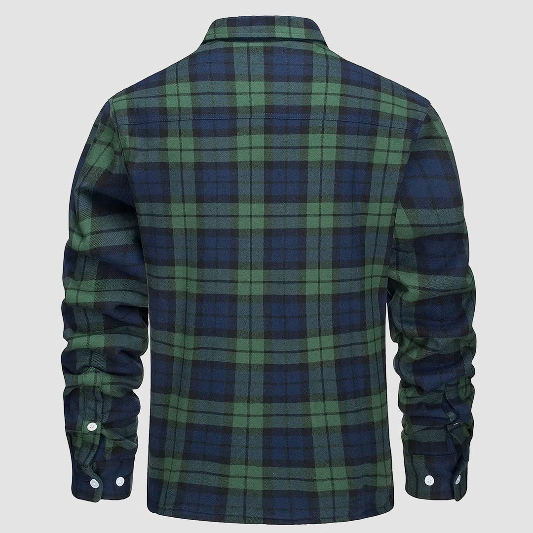 CLAYTON | LINED CHEQUERED SHIRT JACKET
