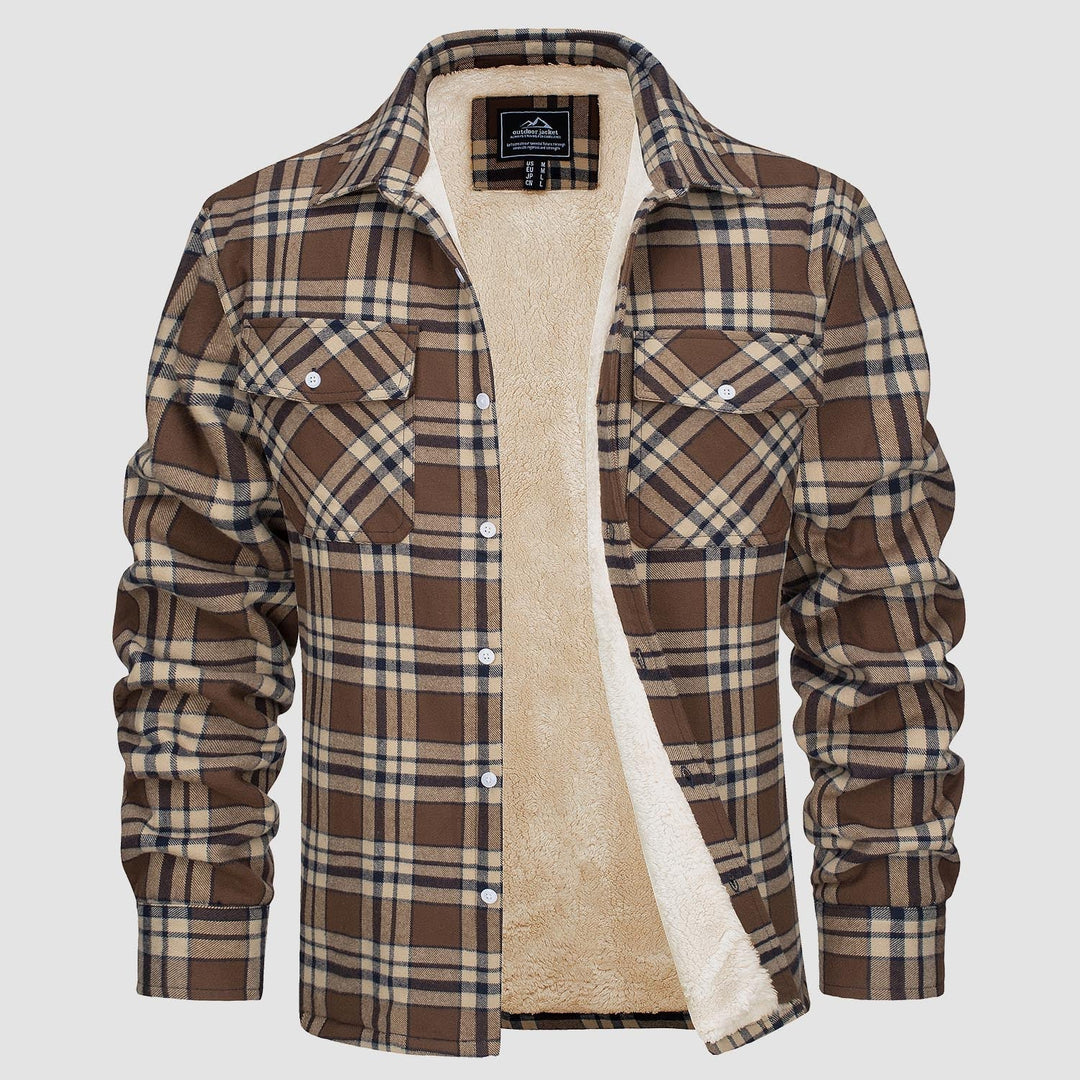 CLAYTON | LINED CHEQUERED SHIRT JACKET