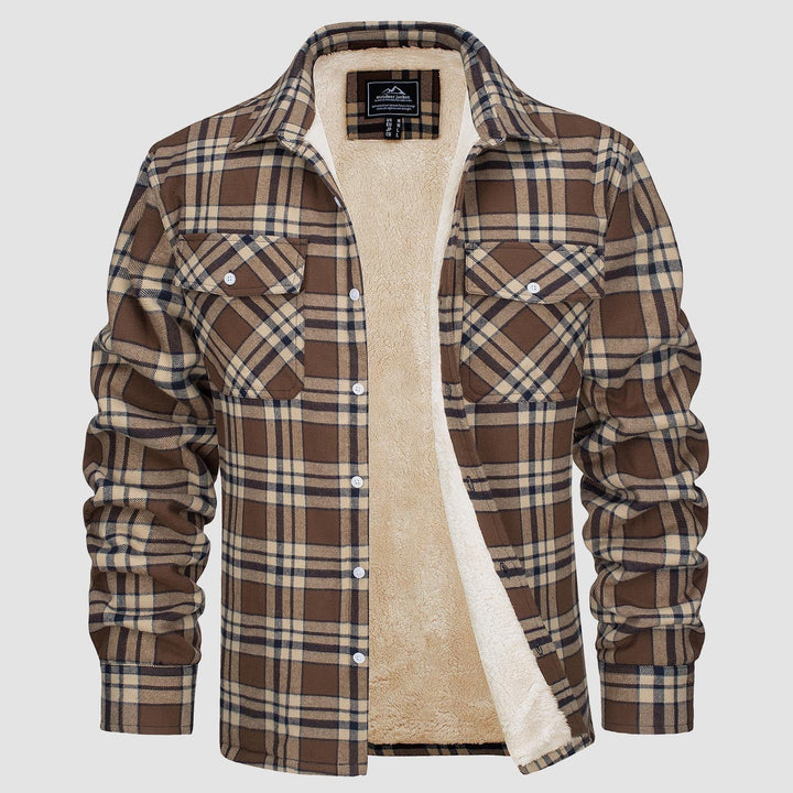 CLAYTON | LINED CHEQUERED SHIRT JACKET