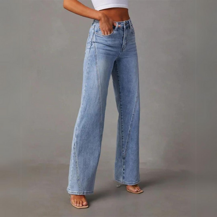 MINA | WIDE JEANS WITH HIGH WAIST