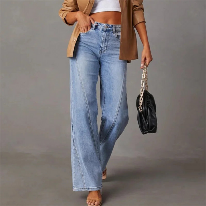 MINA | WIDE JEANS WITH HIGH WAIST