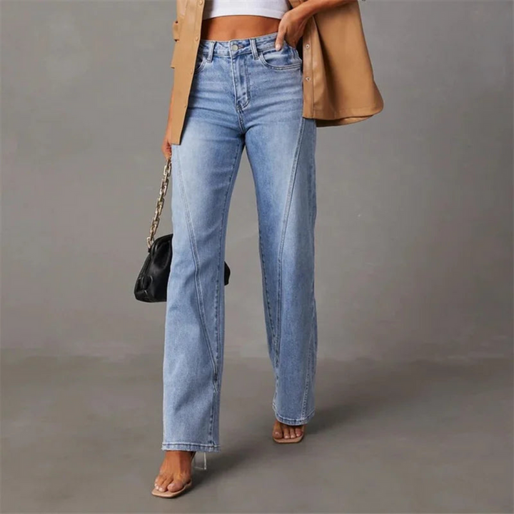 MINA | WIDE JEANS WITH HIGH WAIST