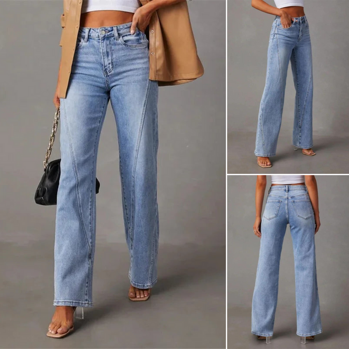MINA | WIDE JEANS WITH HIGH WAIST