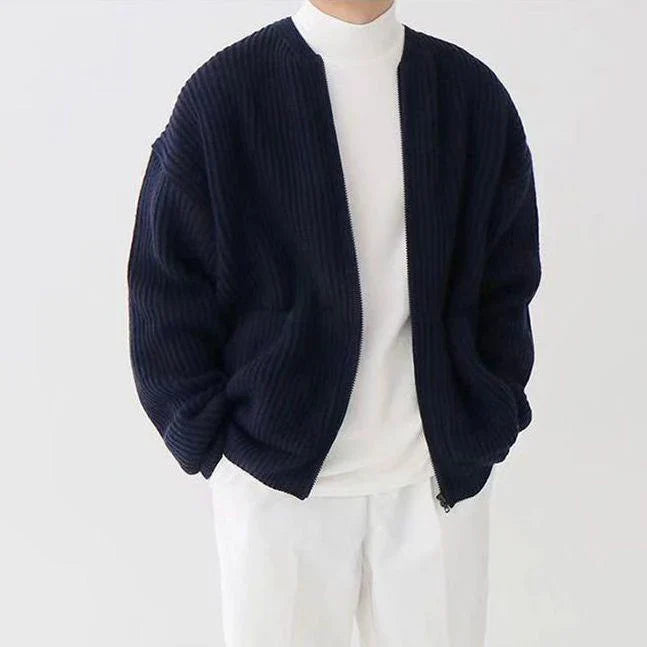 LIAM | MEN’S REFINED JUMPER W/ ZIP