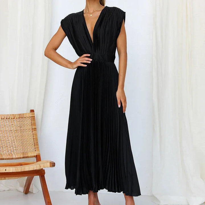 CELLA | ELEGANT PLEATED DRESS