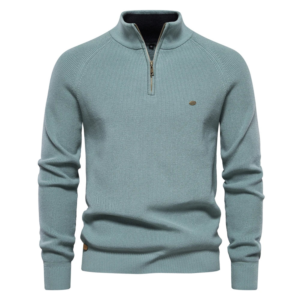 RILLON | KNITTED WARM PULLOVER