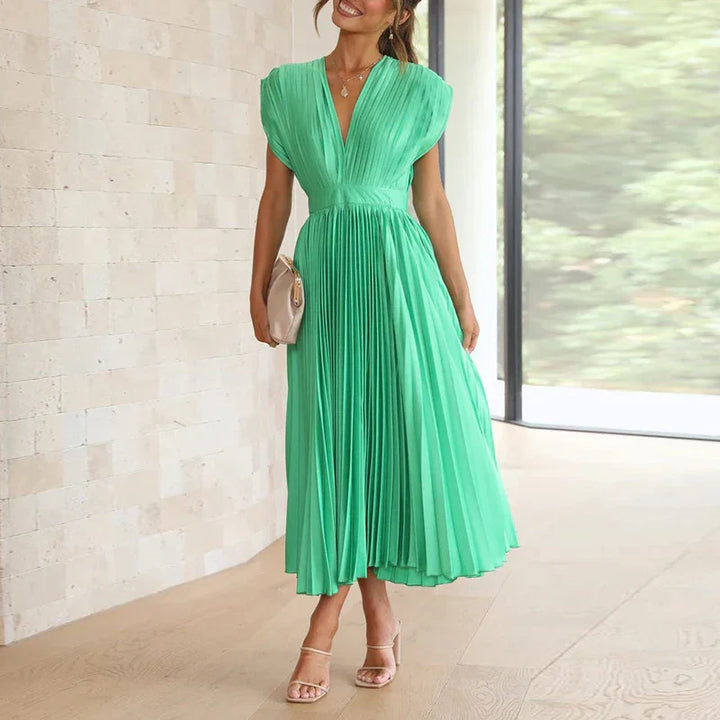 CELLA | ELEGANT PLEATED DRESS