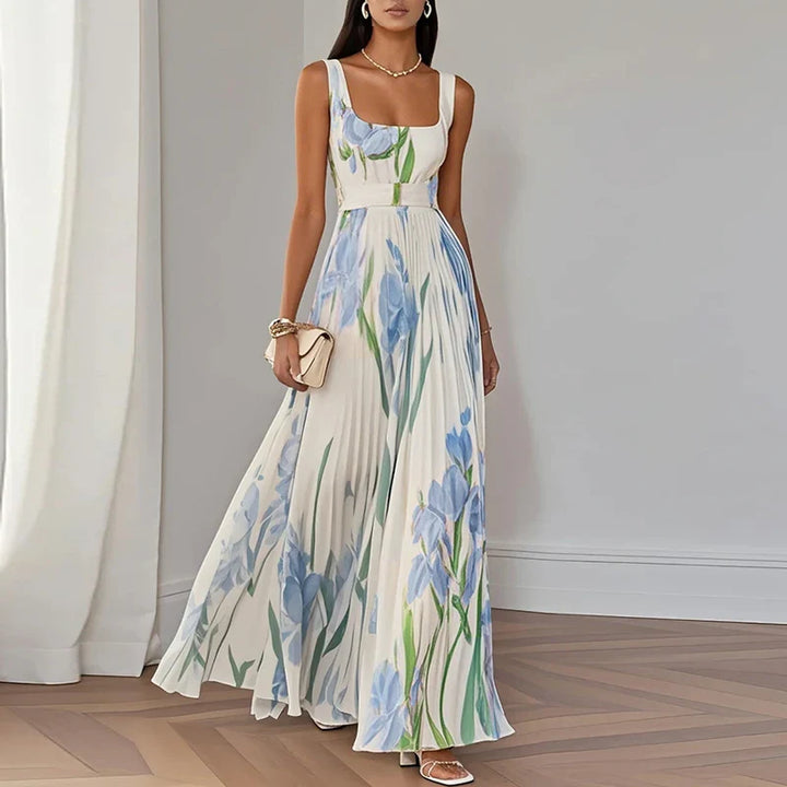 CAYLA | ELEGANT FLORAL MAXI DRESS