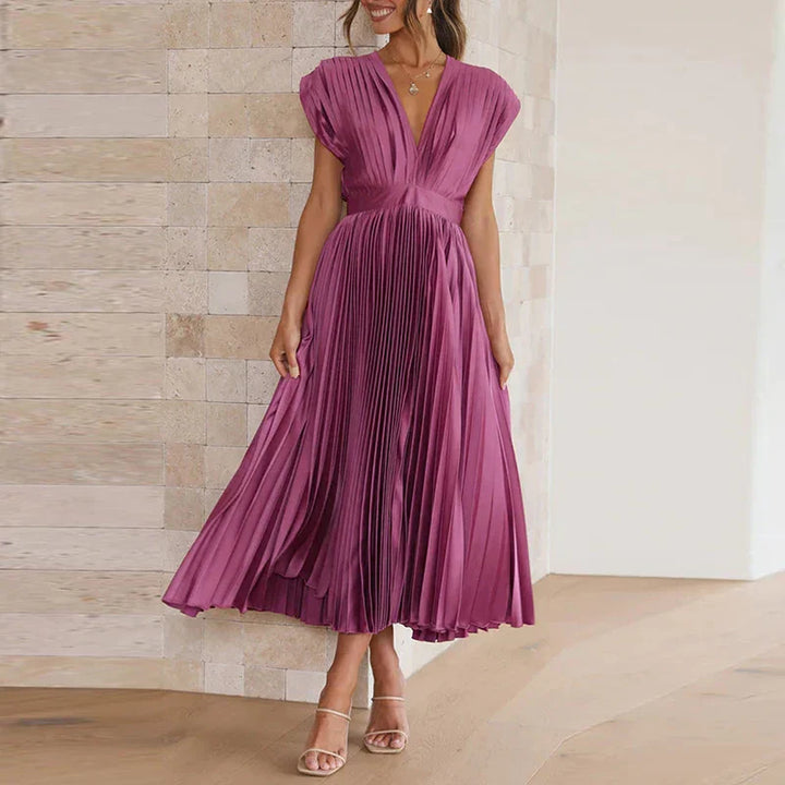 CELLA | ELEGANT PLEATED DRESS