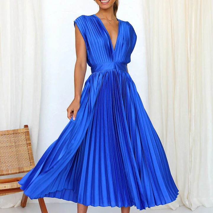 CELLA | ELEGANT PLEATED DRESS