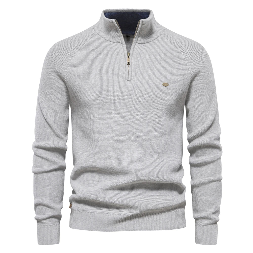 RILLON | KNITTED WARM PULLOVER