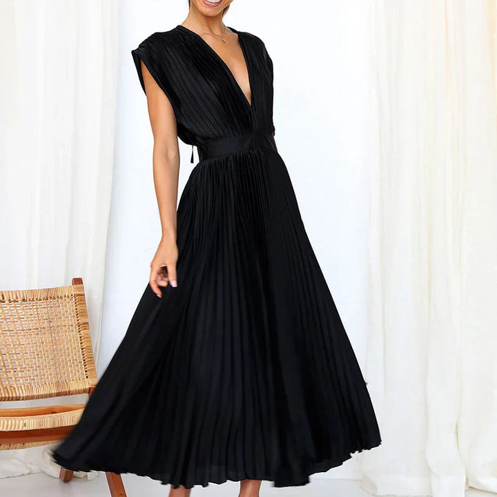 CELLA | ELEGANT PLEATED DRESS