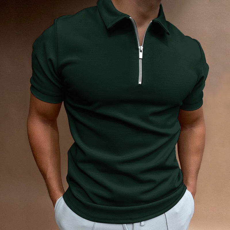 REECE | ZIP-UP POLO