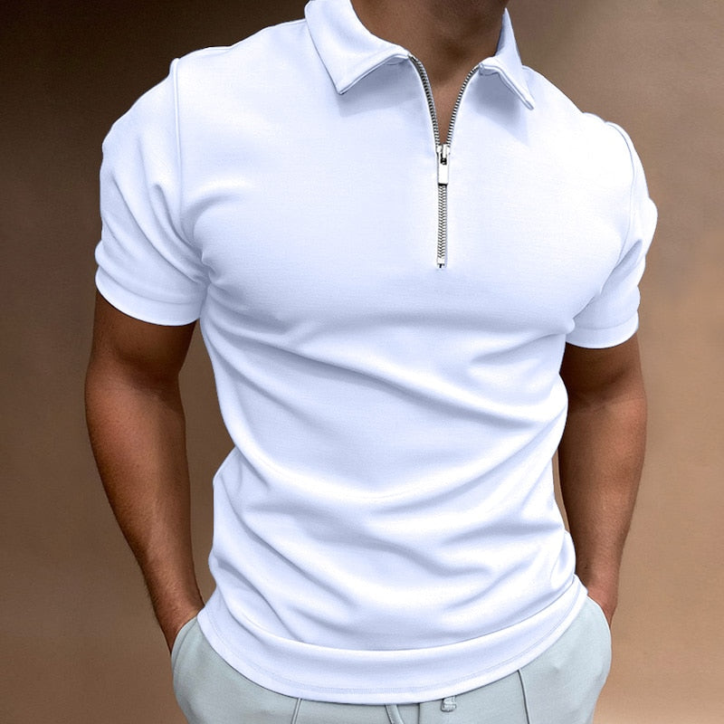 REECE | ZIP-UP POLO