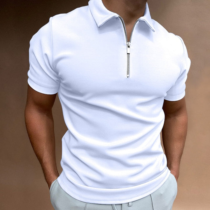 REECE | ZIP-UP POLO