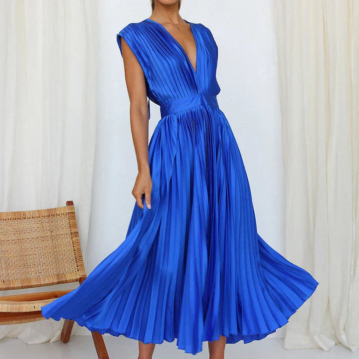 CELLA | ELEGANT PLEATED DRESS