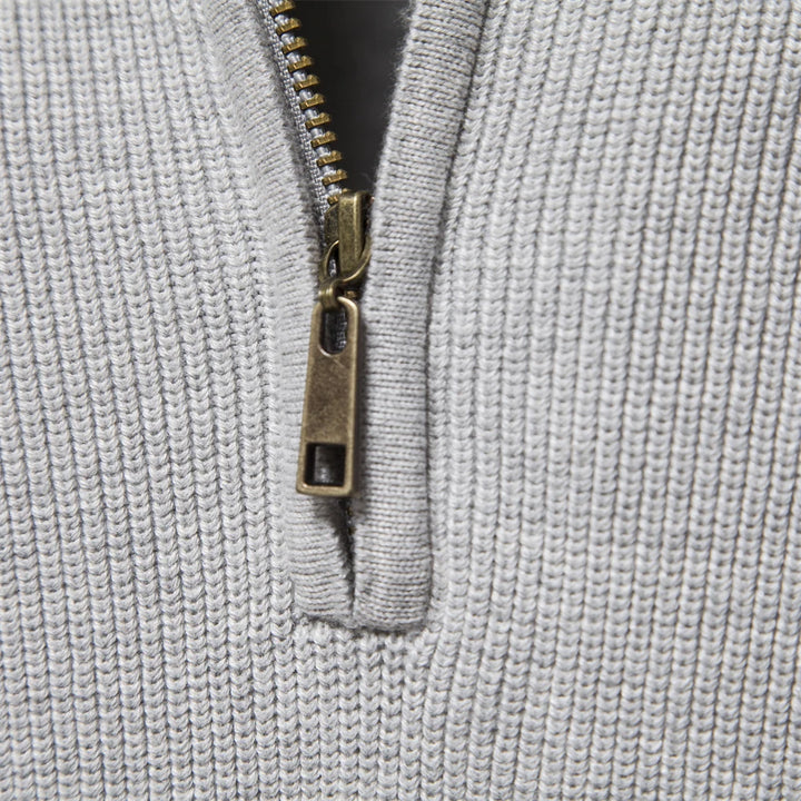 RILLON | KNITTED WARM PULLOVER