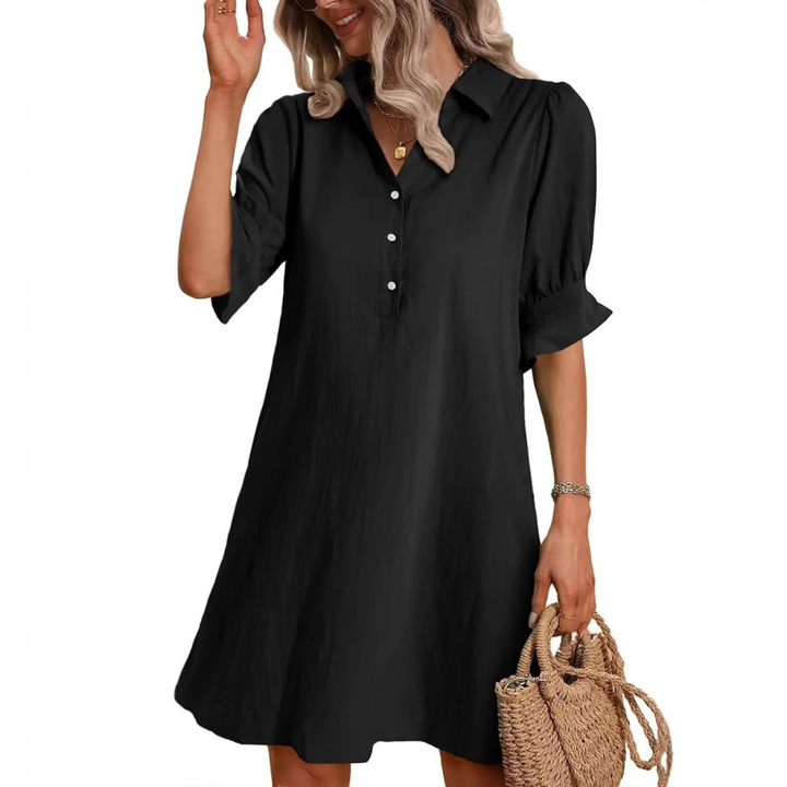 FRANCESCA | CASUAL BUTTON DOWN DRESS