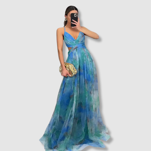 ANA | MULTICOLOR ELEGANT DRESS